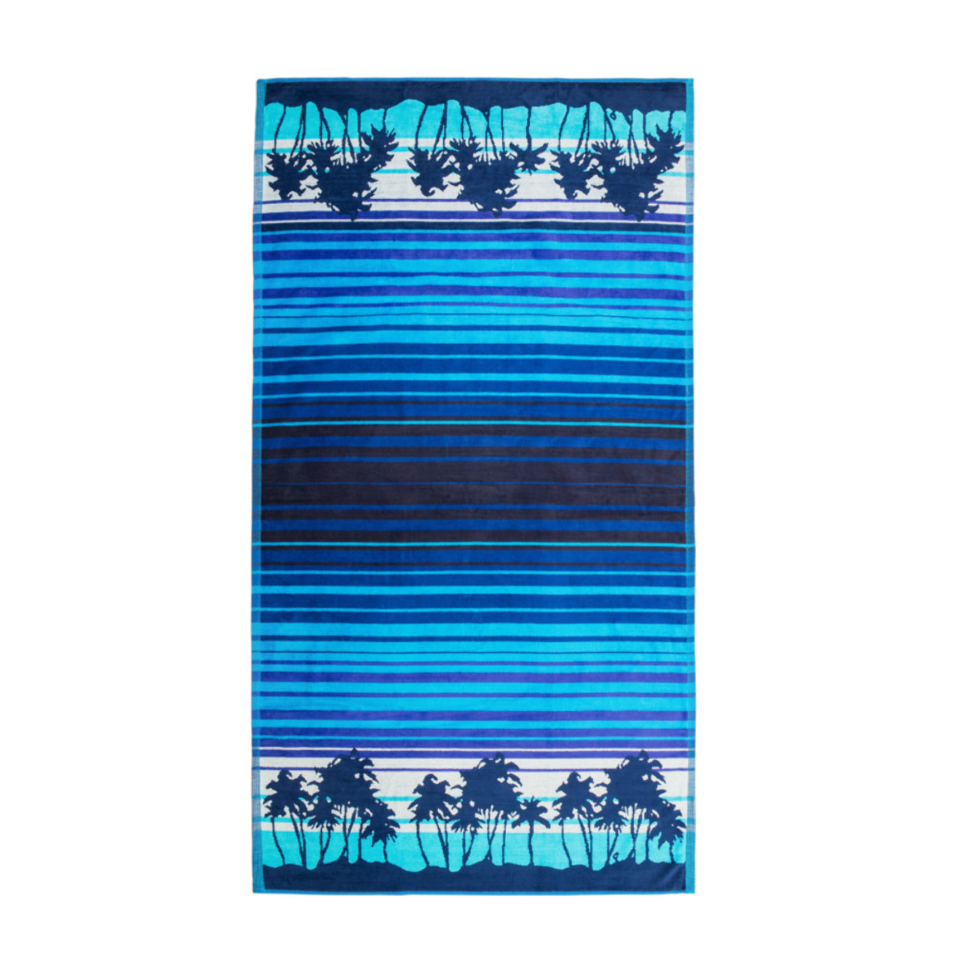 Telo Mare Spugna Jacquard Spiaggia Disegno Sunrise