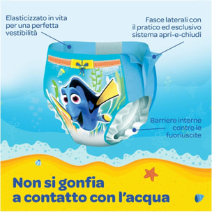 Huggies Litte Swimmers Pannolini Costumino Taglia 3/4 M - Pacco Grande da 20 Pannolini unisex Huggies