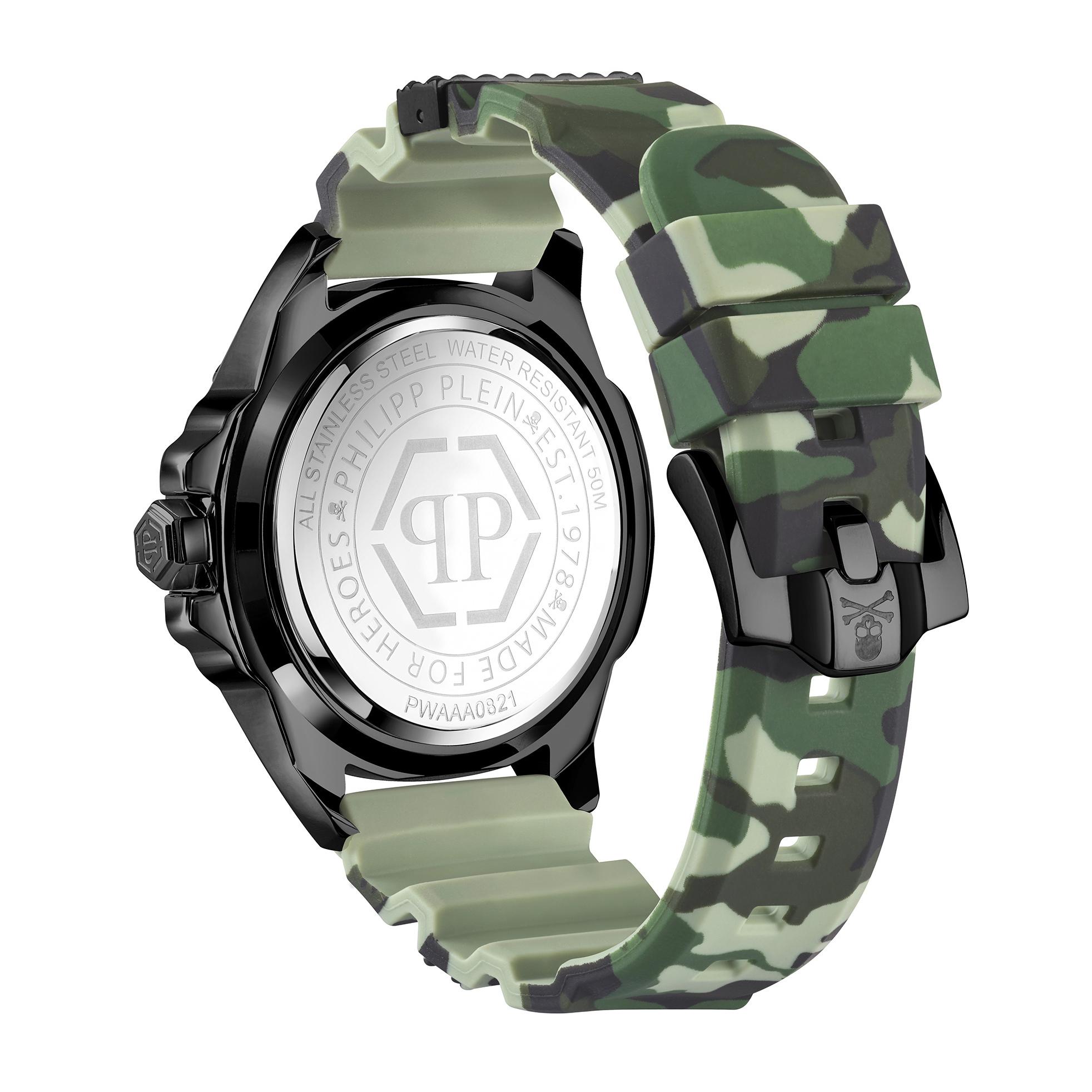 Orologio Philipp Plein THE SKULL Silicone Camouflage