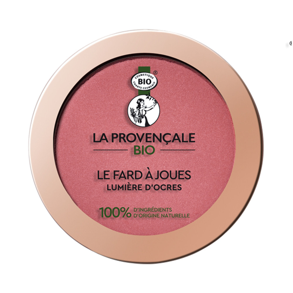 La Provençale Bio Le Fard à Joues Lumière d'Ocres Rose Faïence Blush certifié BIO 8g