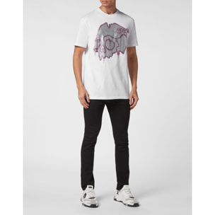 PHILIPP PLEIN Camiseta de cuello redondo y manga corta SKULL