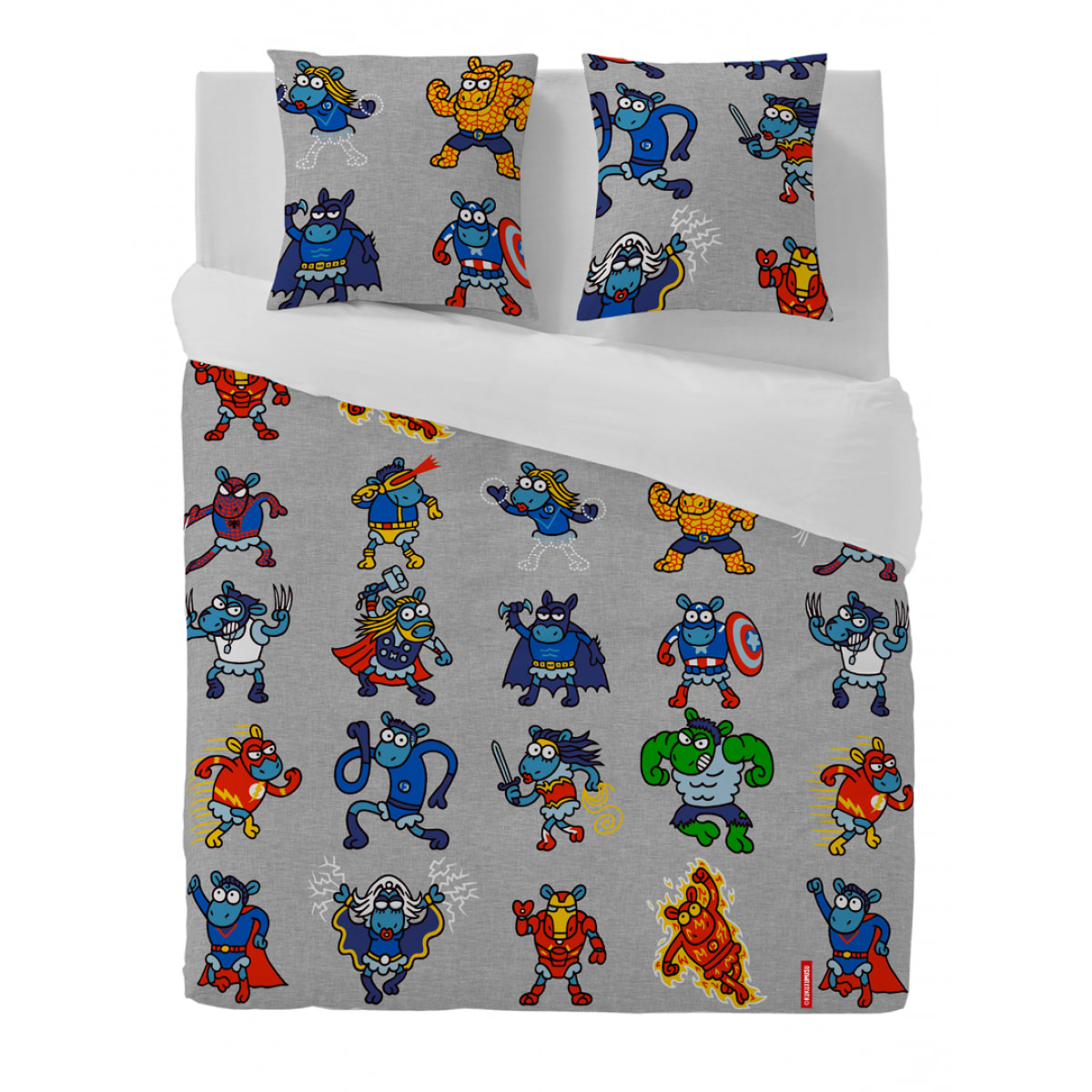 Funda Nórdica Super Heroes - 100% algodón - 150 hilos