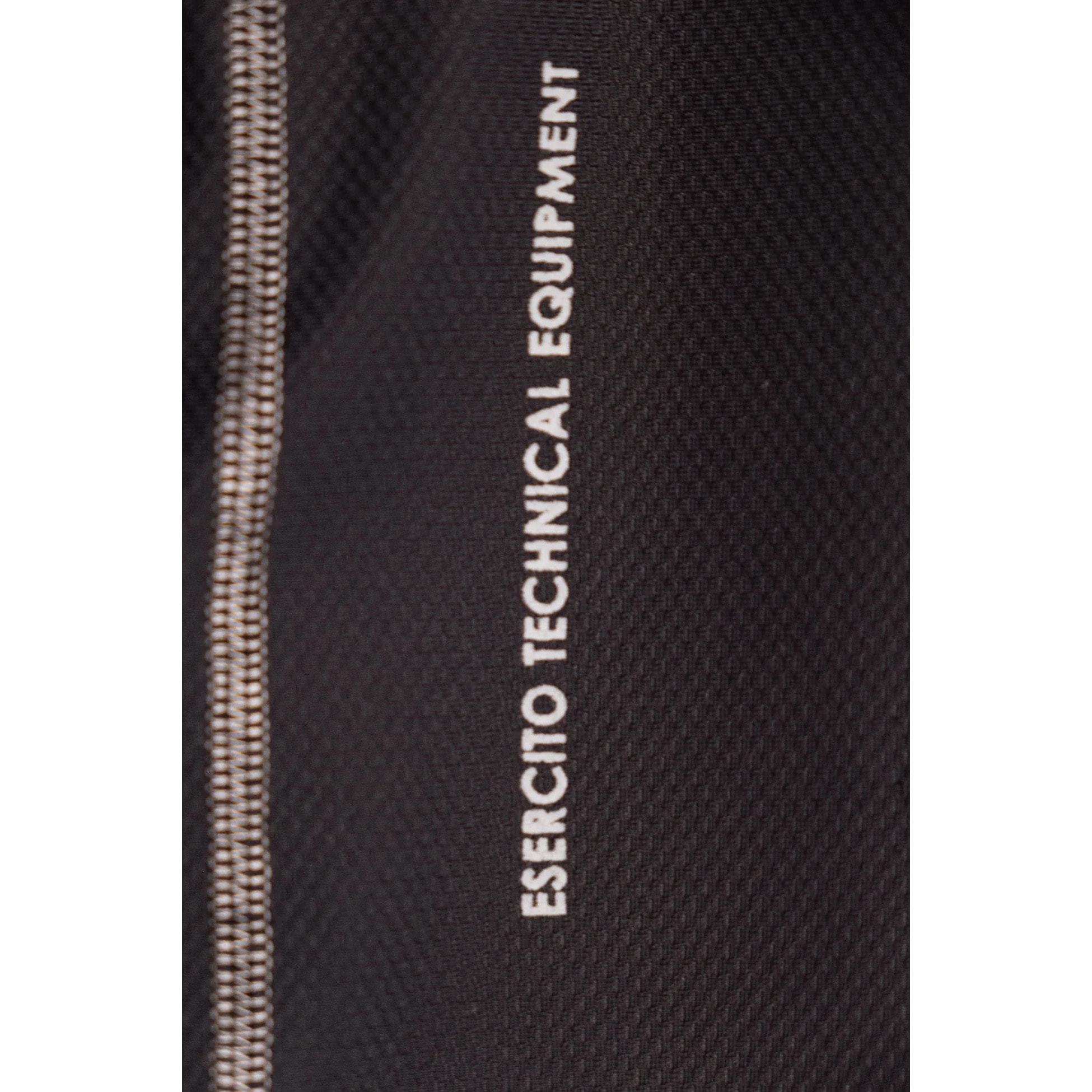 T-shirt Esercito a maniche lunghe sport nera uomo
