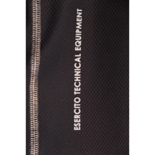 T-shirt Esercito a maniche lunghe sport nera uomo