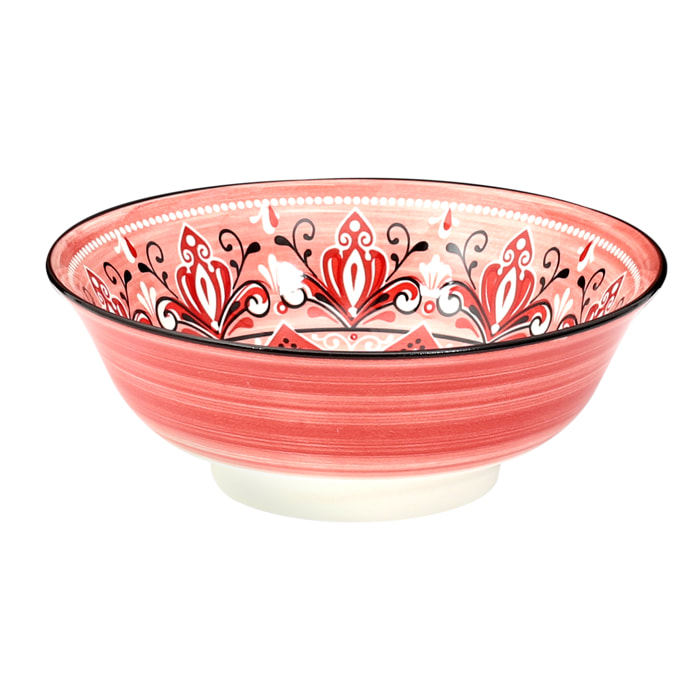 Saladier Jaipur Rouge D21cm A1/m8