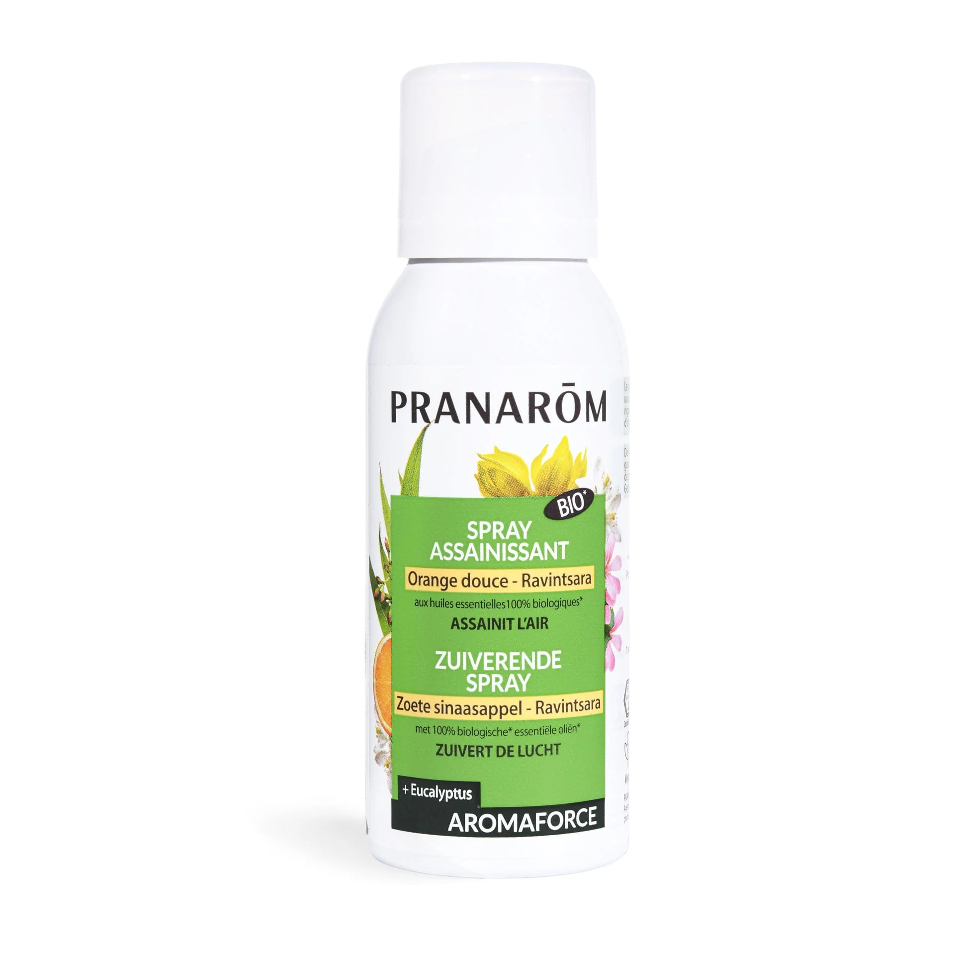 Pranarom - Spray assainissant Orange douce - Ravintsara - Bio - 75 ml