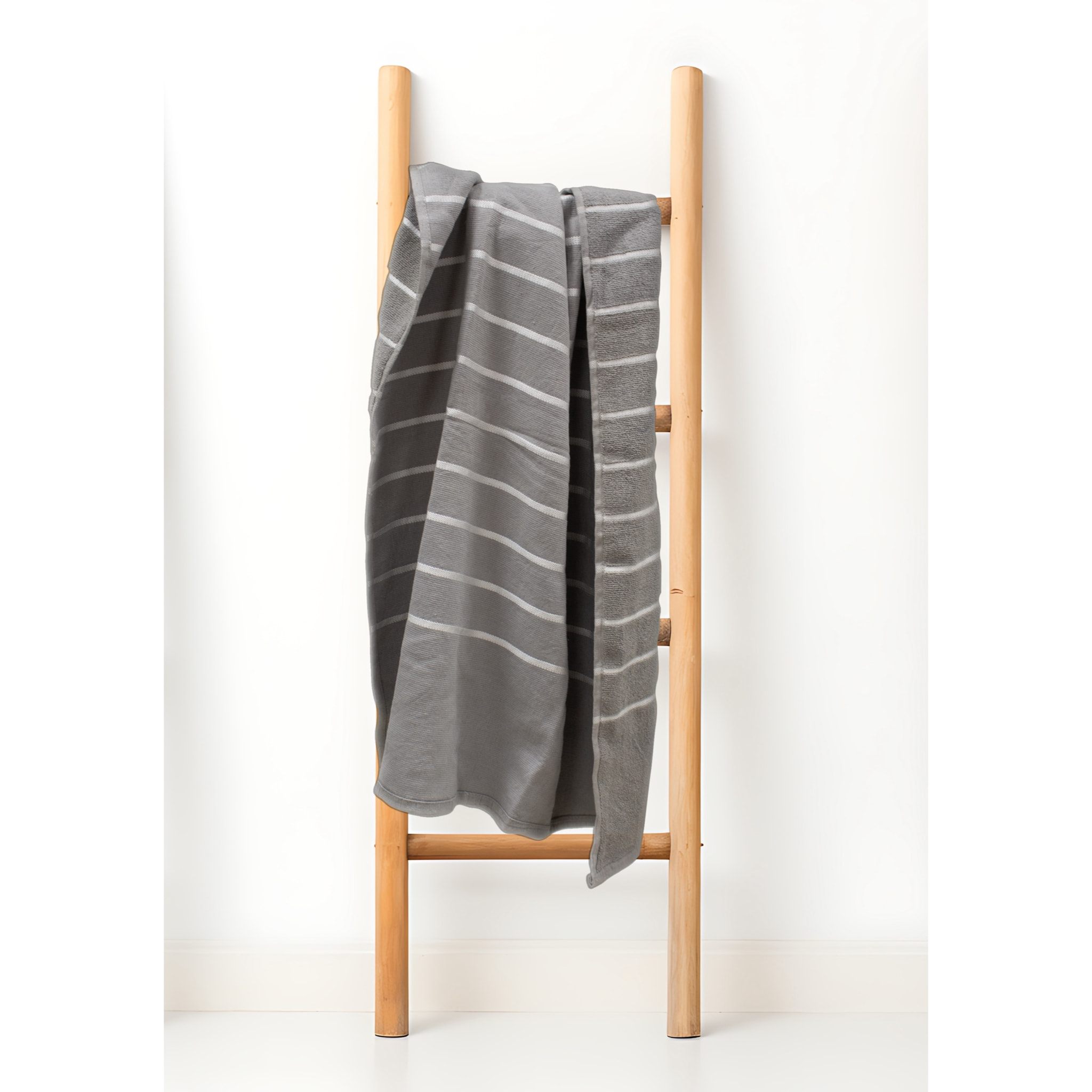 TELO MARE GRIGIO 90X170 CM IN SPUGNA DI COTONE SUPER ASSORBENTE