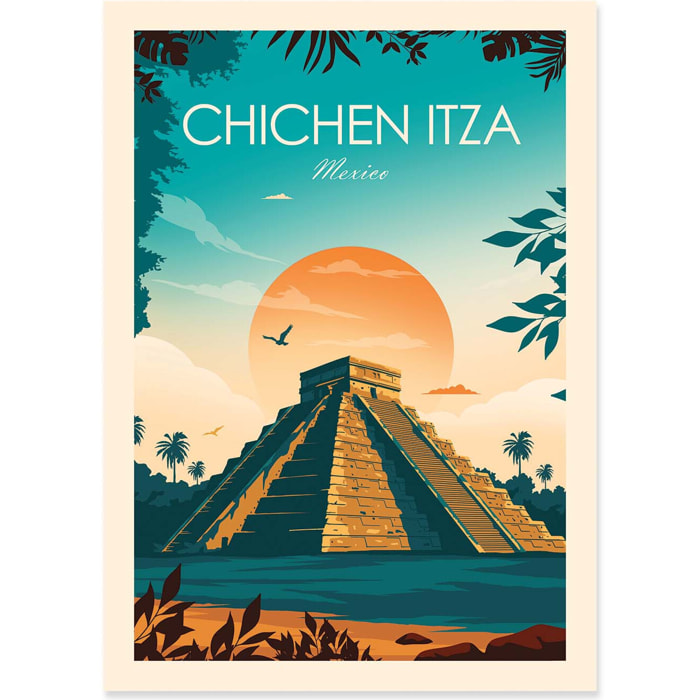 Affiche - Chichen Itza Mexico - Studio Inception