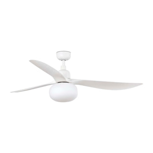 OUTWOOD L Ventilatore a soffitto bianco IP44 1X27