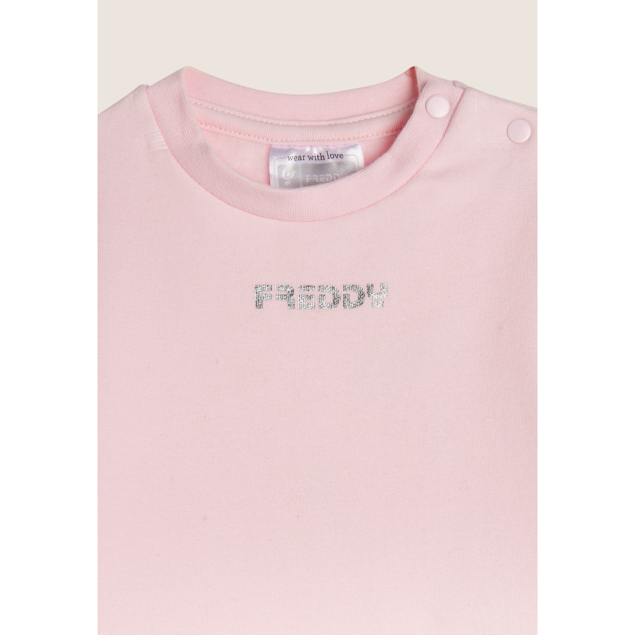 Tuta Baby in cotone elasticizzato con bottoni a pressione