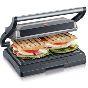 Grille-viande SEVERIN KG 2394 gris, 23x14.5 cm