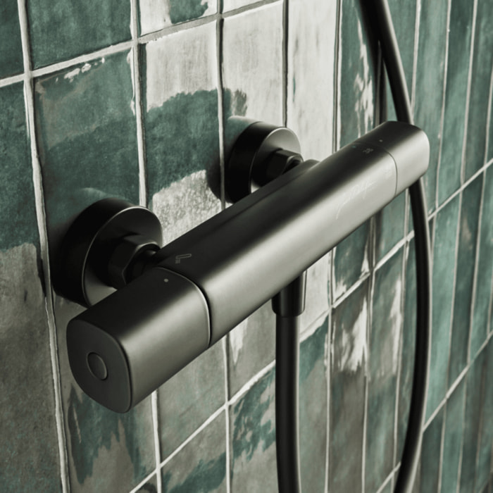 Mitigeur douche thermostatique July+ noir mat