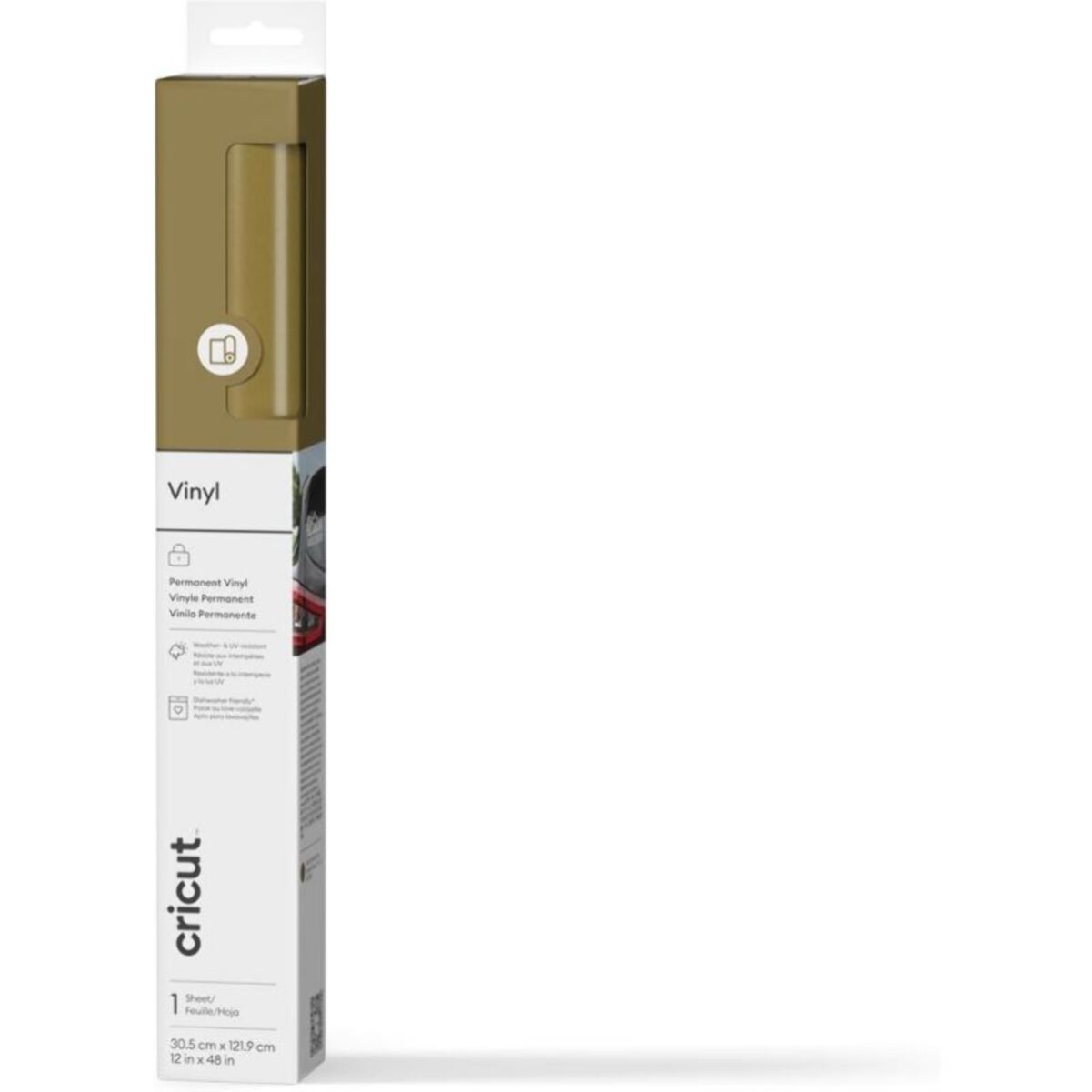 Accessoire CRICUT Premium Vinyl Permanent 30x120cm (Gold)