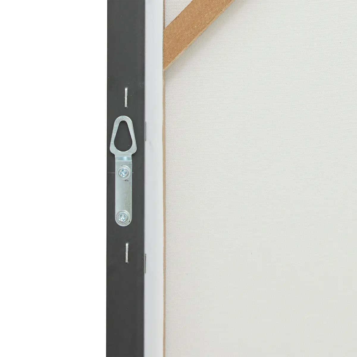 Toile peinte encadrée Giacomo vert Kaki 100x100cm