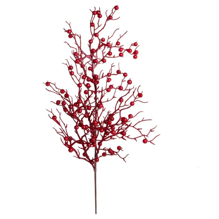 Ramo corallo con ilex - Pezzi 12 - ROSSO - Bianchi Dino SpA