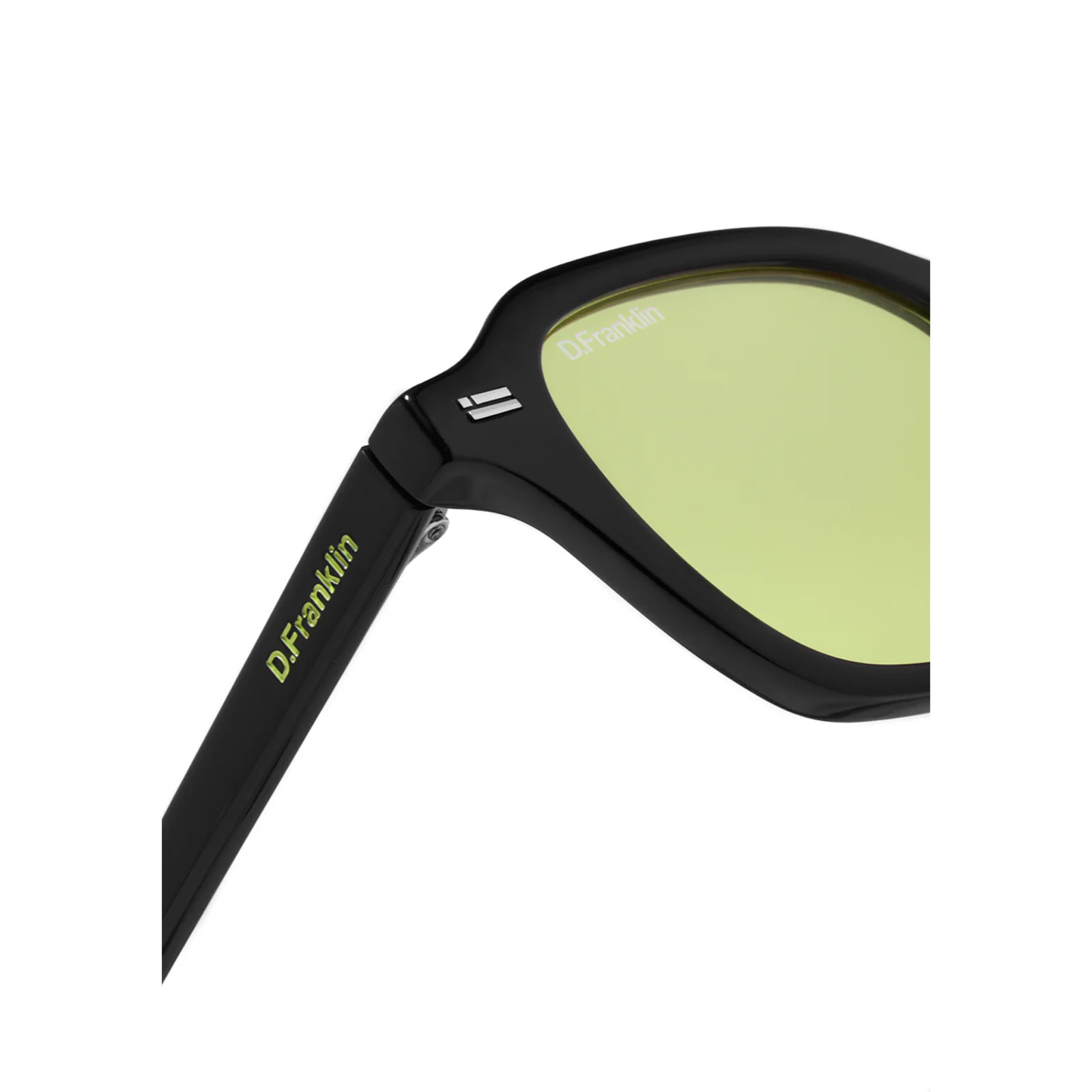 Gafas de Sol Ultra Light S Square Black / Green D.Franklin