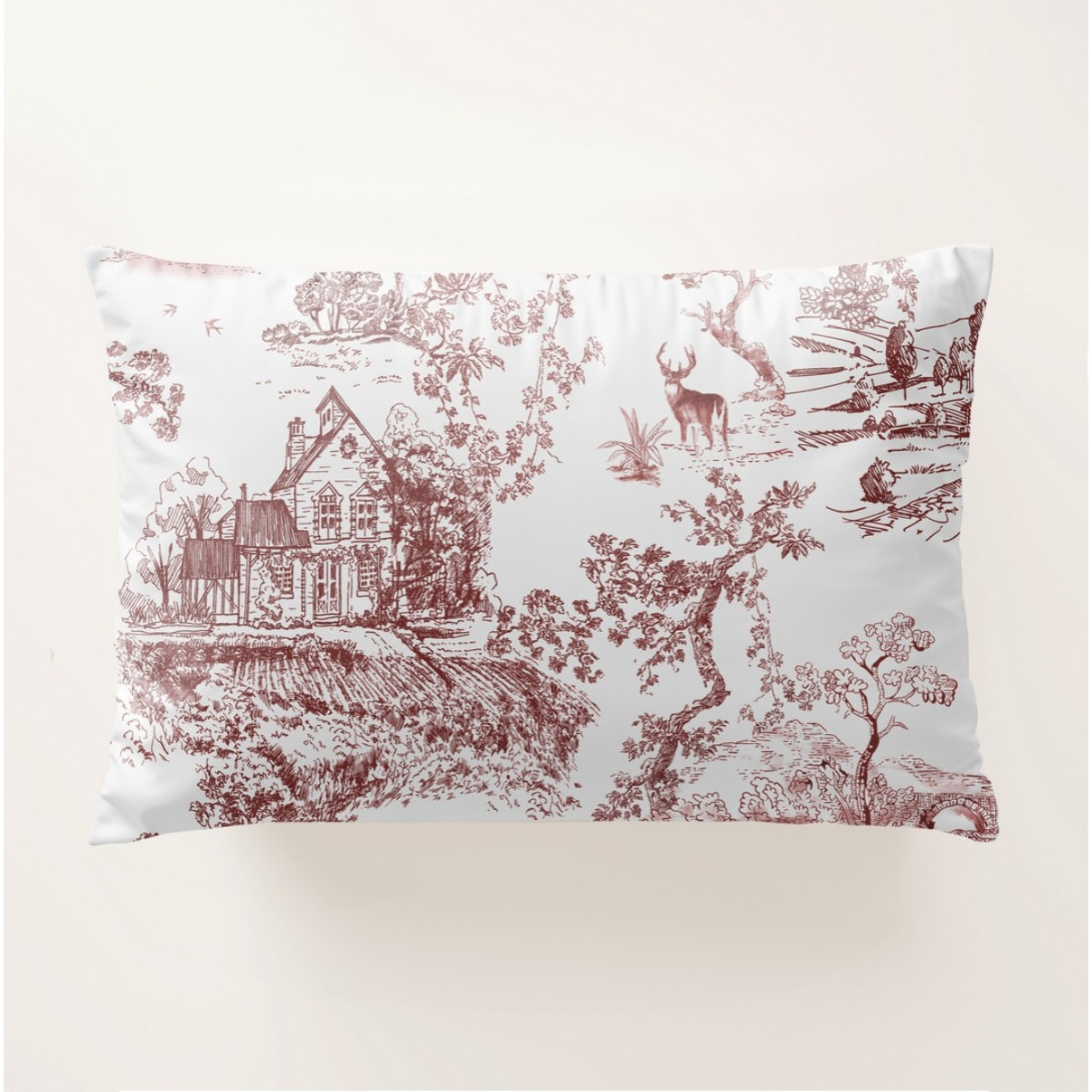 Funda de Almohada Marget Rojo