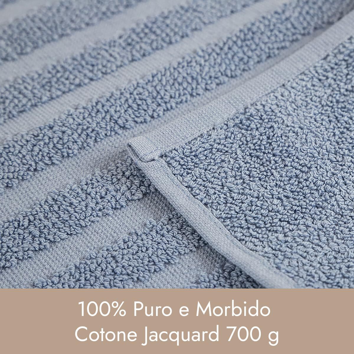 INTRECCI HOME Tappeto Bagno, in Puro Cotone 700 g, , Morbidezza Extra, Assorbenza Superiore, Elegante e Durevole