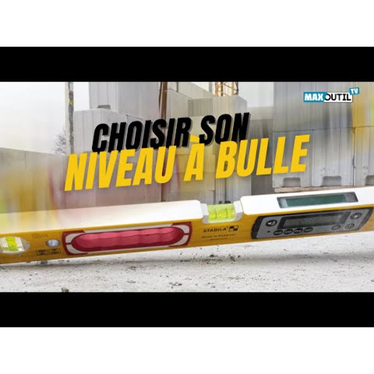 Niveau à bulle STABILA Type 81 SM - Torpedo 25cm - 2511