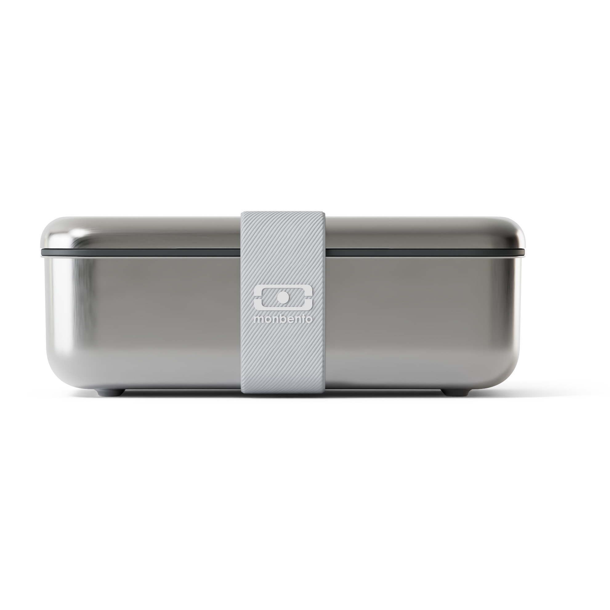 Lunch box en métal micro-ondable Sense Gris Coton 700ml