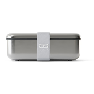 Lunch box en métal micro-ondable Sense Gris Coton 700ml
