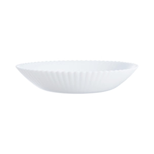 Assiette creuse blanche 20 cm Bloom - Luminarc
