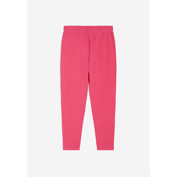 Pantaloni donna slim fit in jersey con dettagli zebrati