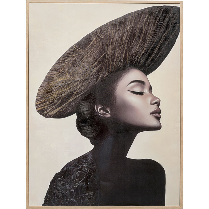 Tableau Frame Aesthetic femme droite 90x120cm Kare Design