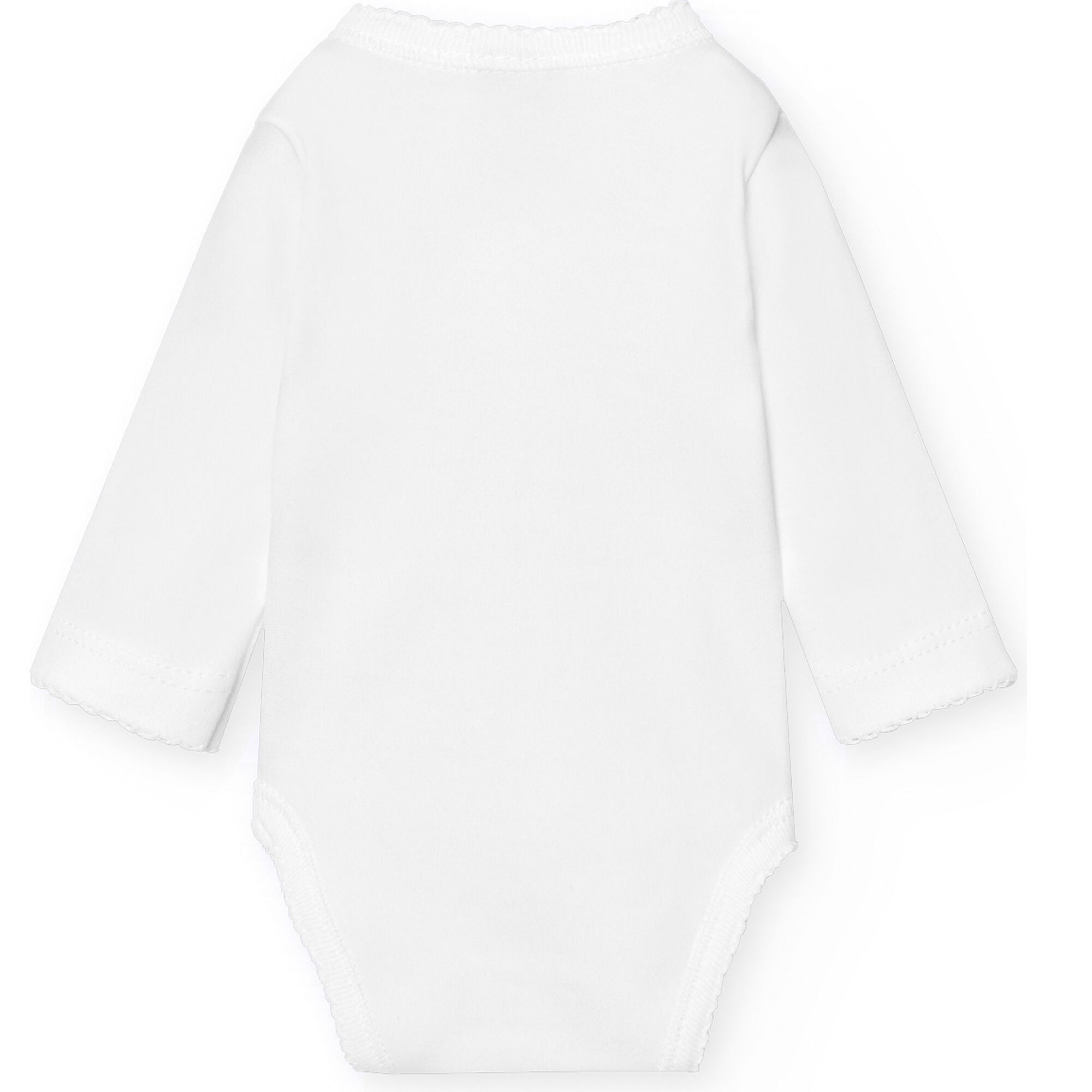 Body cruzado bebé manga larga algodón