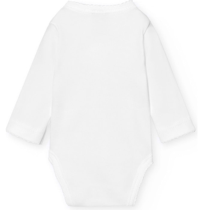 Body cruzado bebé manga larga algodón