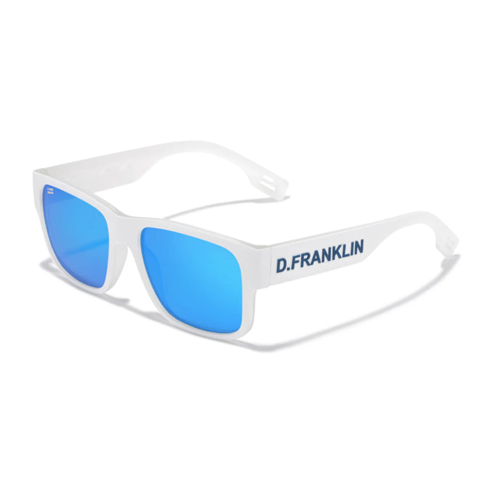 Gafas de Sol California Off White / Blue Revo D.Franklin