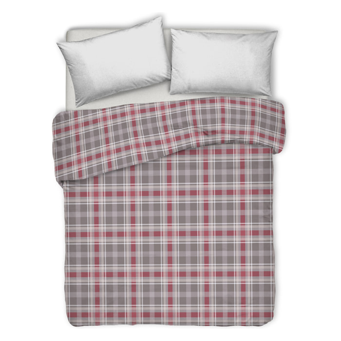 Copriletto di cotone ben tortora 100% cotone