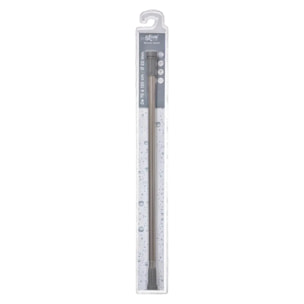 Barre de douche extensible 70x120cm inox