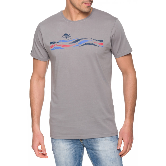 Camiseta Hot Buttered TWISTER Gris Claro