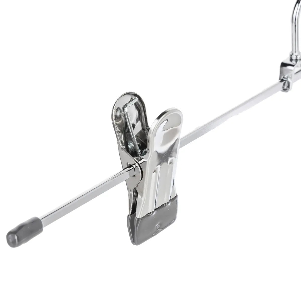 3 cintres à pinces en métal