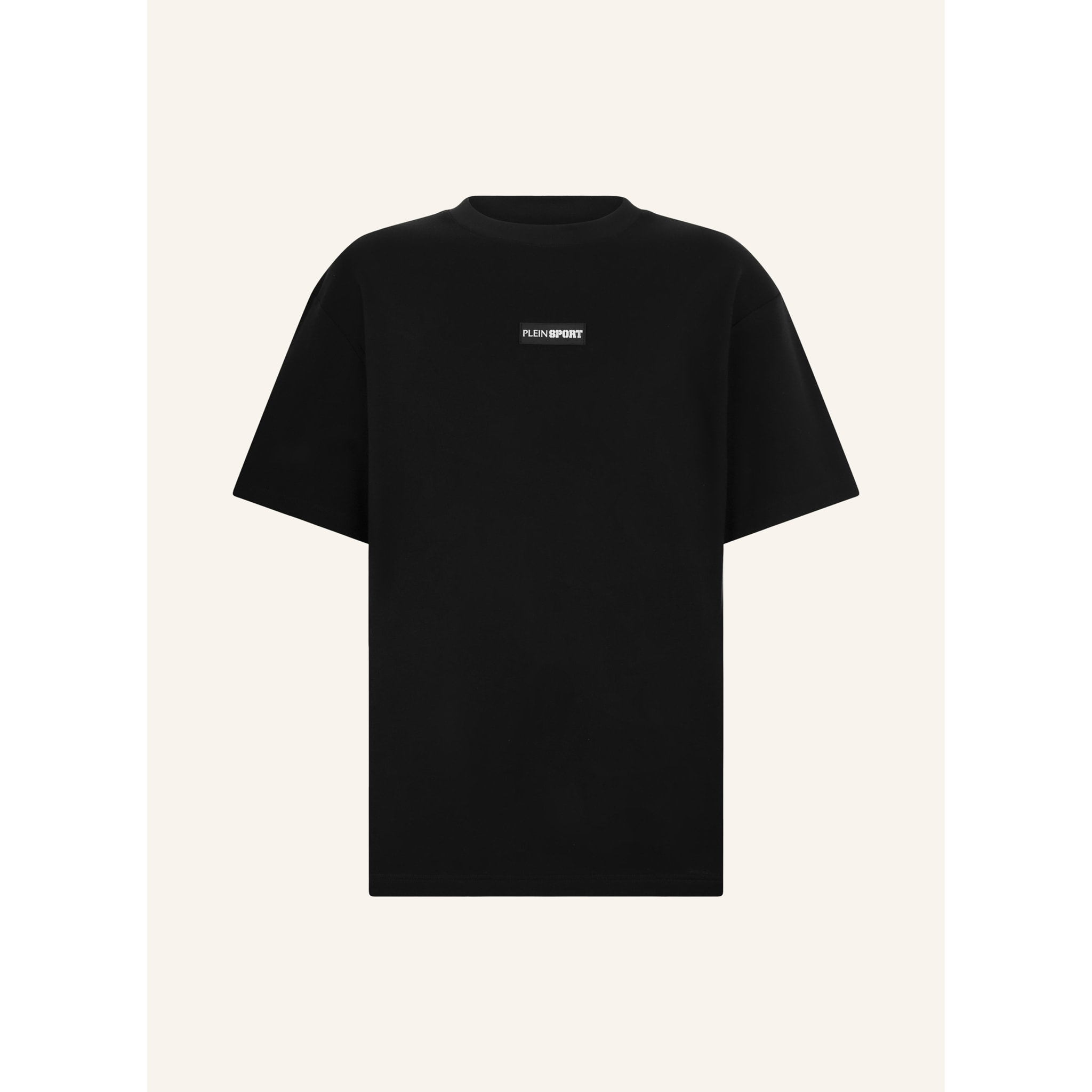 PLEIN SPORT Slub Cotton T-Shirt Scratch
