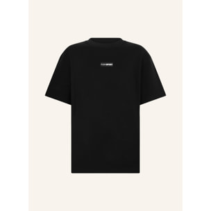 PLEIN SPORT Slub Cotton T-Shirt Scratch