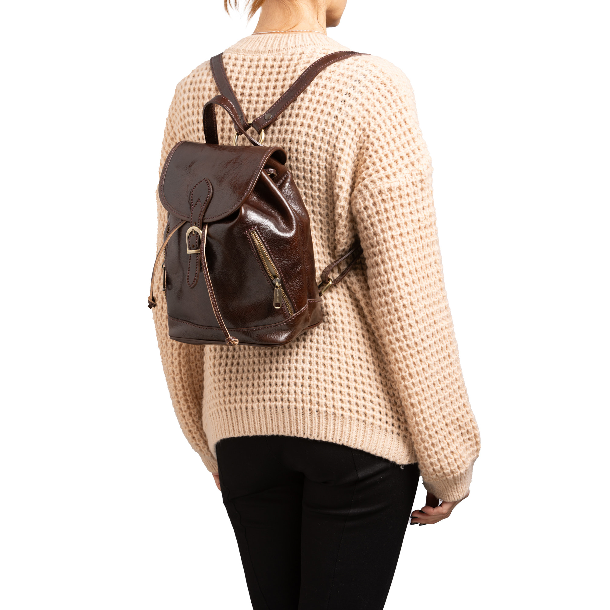 Borsa a spalla  da donna In Vera pelle Made in Italy 20x29x14 cm