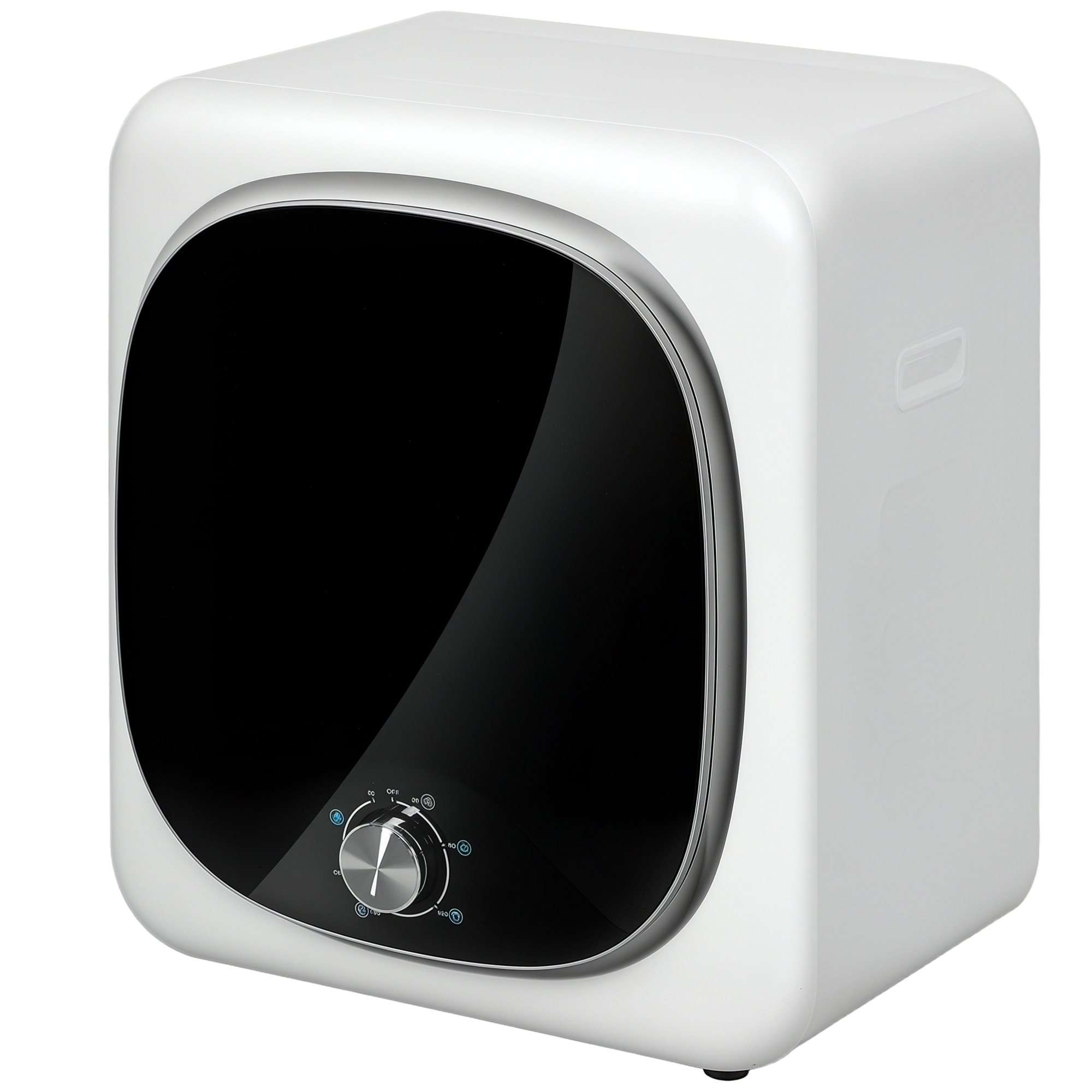 Secadora de Evacuación 4 KG, Secadora de Ropa 800W, Función Antiarrugas, Función Esterilizar, 5 Programas, Carga Frontal, Fácil de planchar, Tambor Inox, Blanco