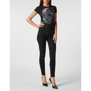 PHILIPP PLEIN T-Shirt Round Neck SKULL