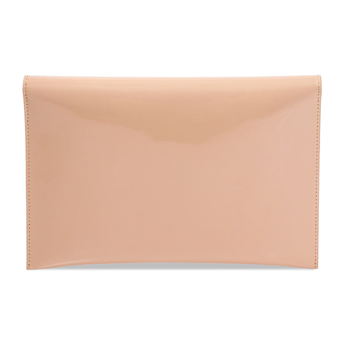 Pochette donna nude in vernice