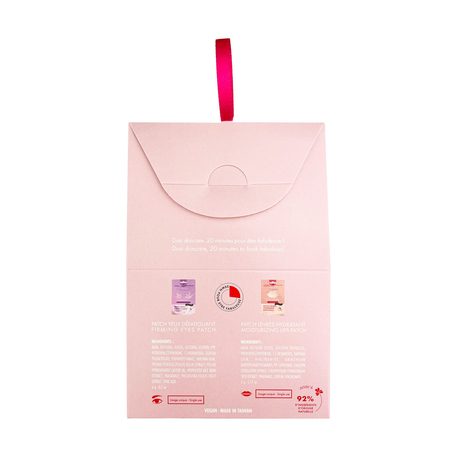 Duo Skincare - Coffret Patch Lèvres et Yeux