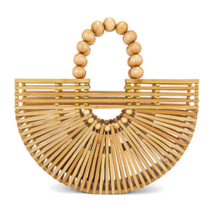 Zoldo borsa a mano in legno di bambù.
