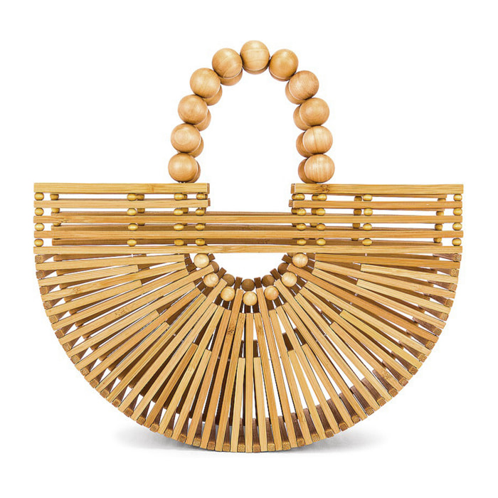 Zoldo borsa a mano in legno di bambù.