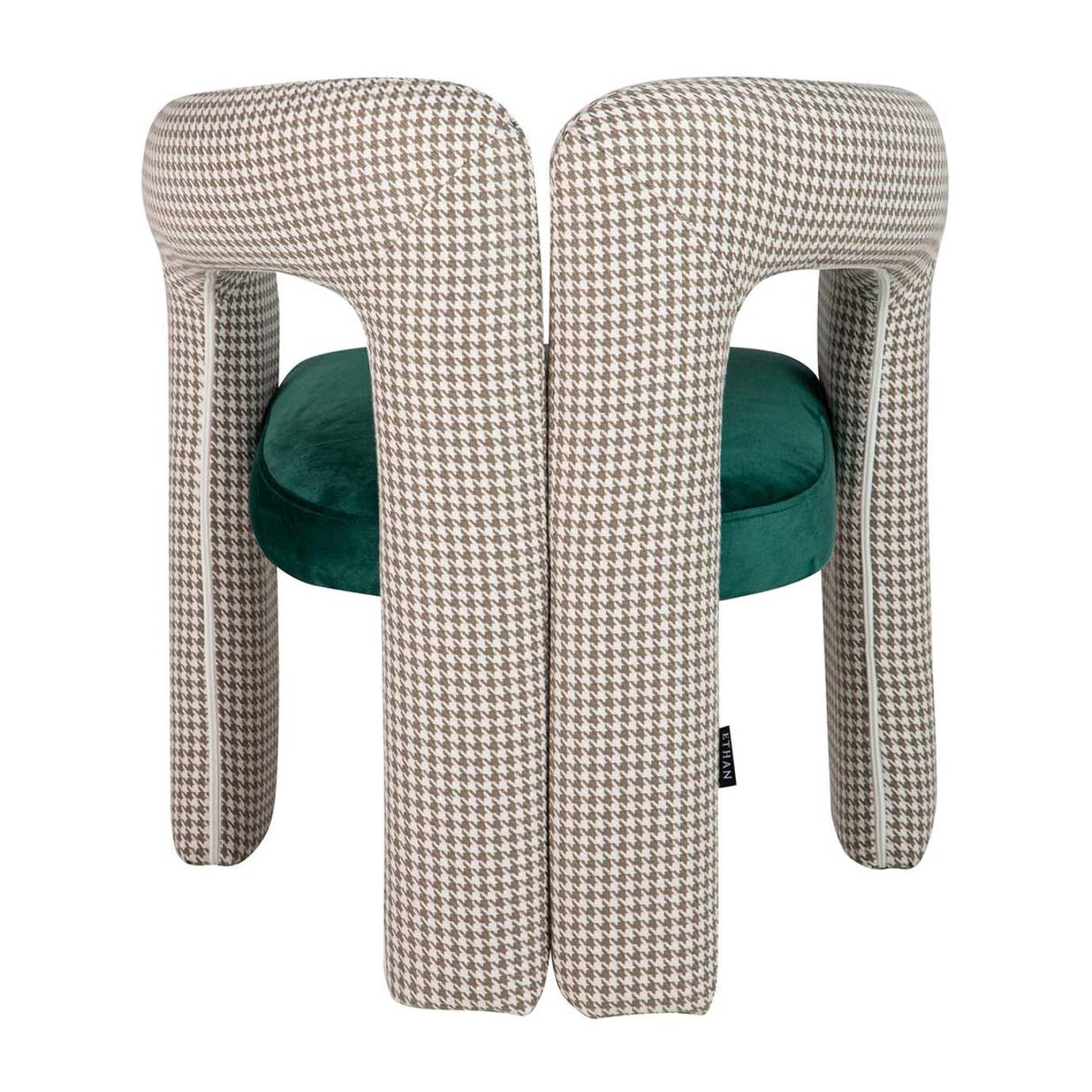 Silla Velvet Verde Beige Nova 66x61x76 Cm