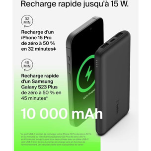 Station de charge BELKIN 10000 mAh noir