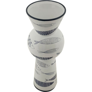 VASO CERAMICA FISH TALL CM Ø 14X38,5