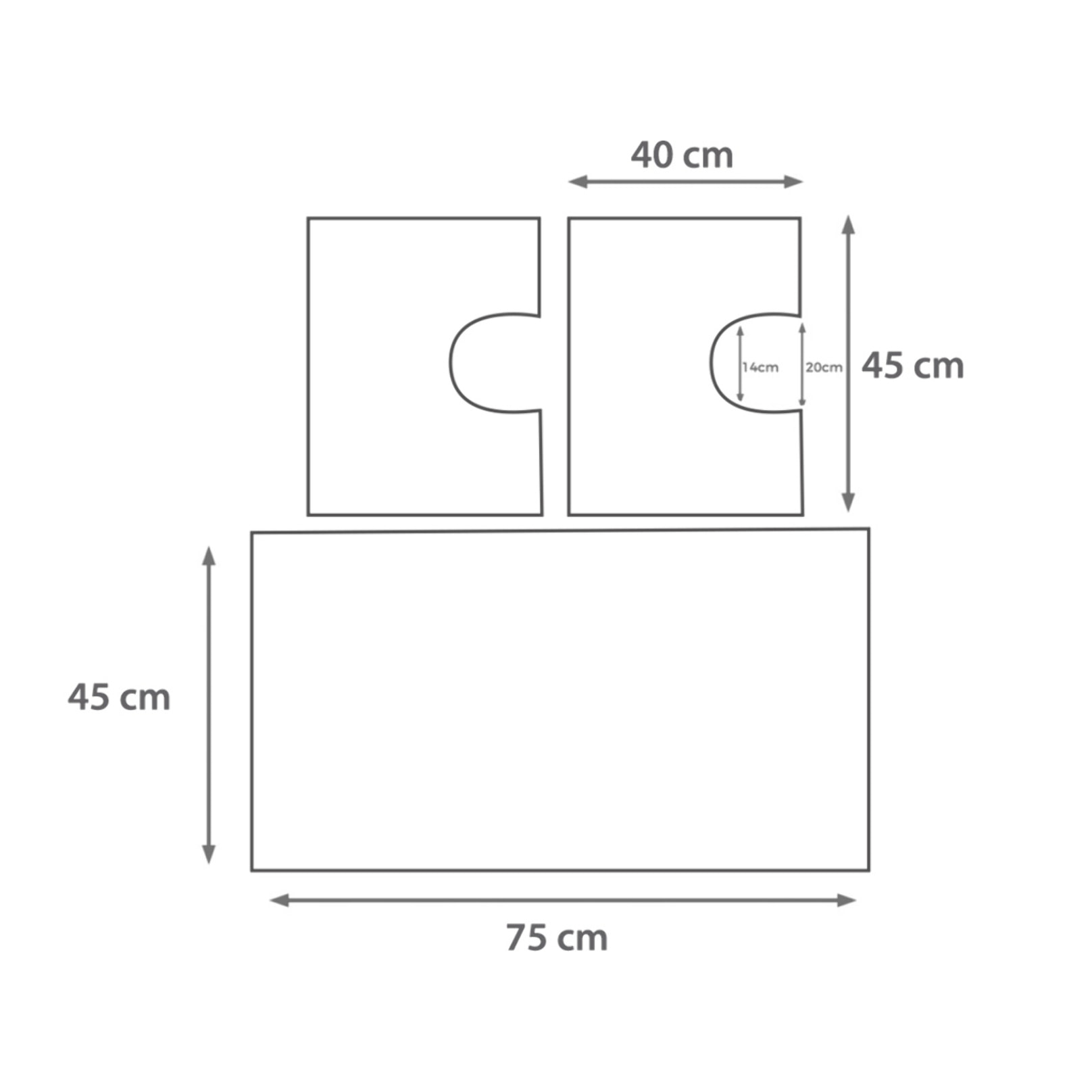 Tappeto Bagno Doccia Antiscivolo Super Assorbente Modello Osaka Petrolio