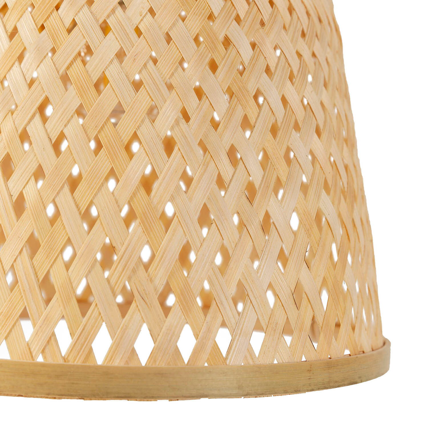 Lámpara de mesita Sakura de Bambú, diametro 55 cm