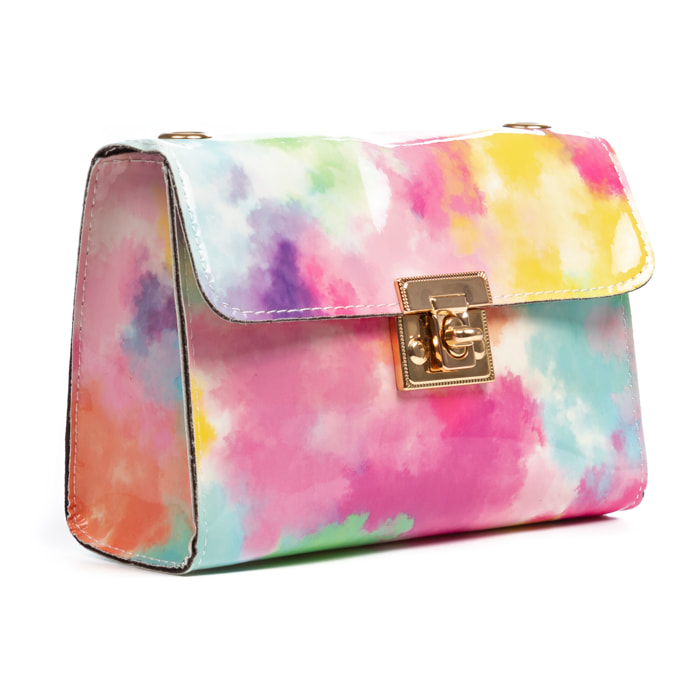 Foglio bolso bandolera mujer. Estampado multicolor.